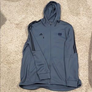 Adidas Climawarm Notre Dame Full Zip Hooded Jacket